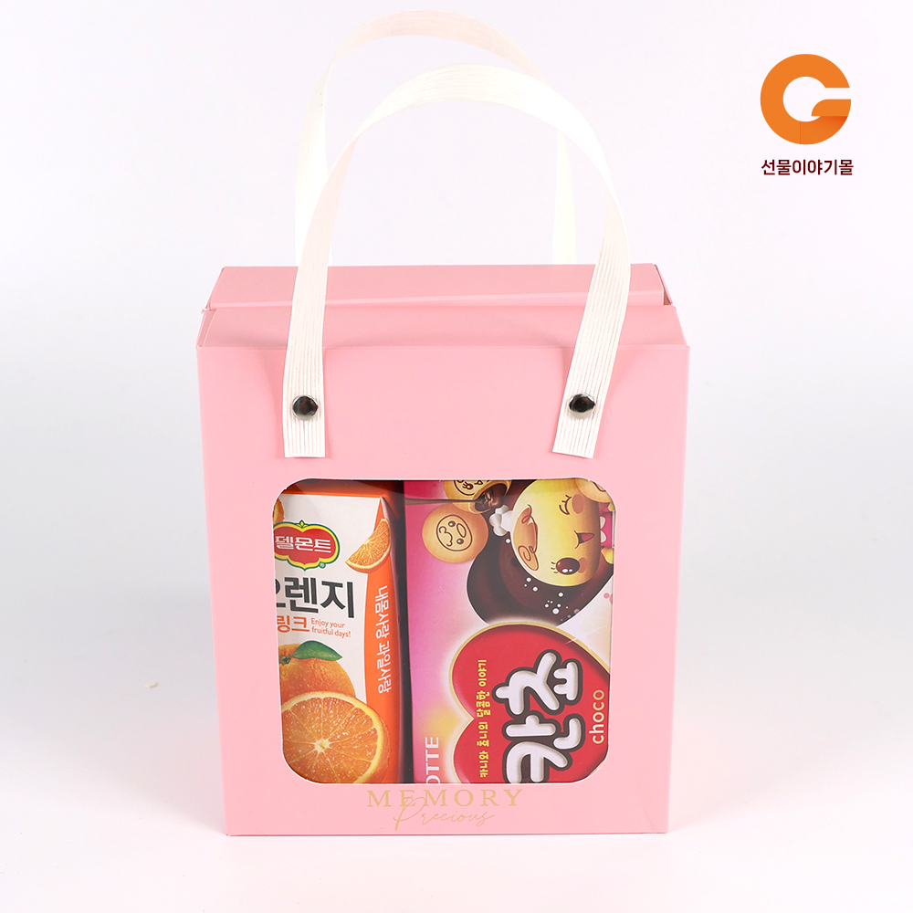 어린이날 단체 행사 음료+간식 손잡이박스 CA10