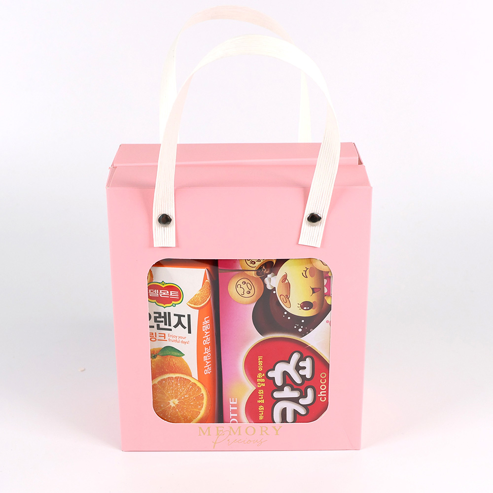 어린이날 단체 행사 음료+간식 손잡이박스 CA10