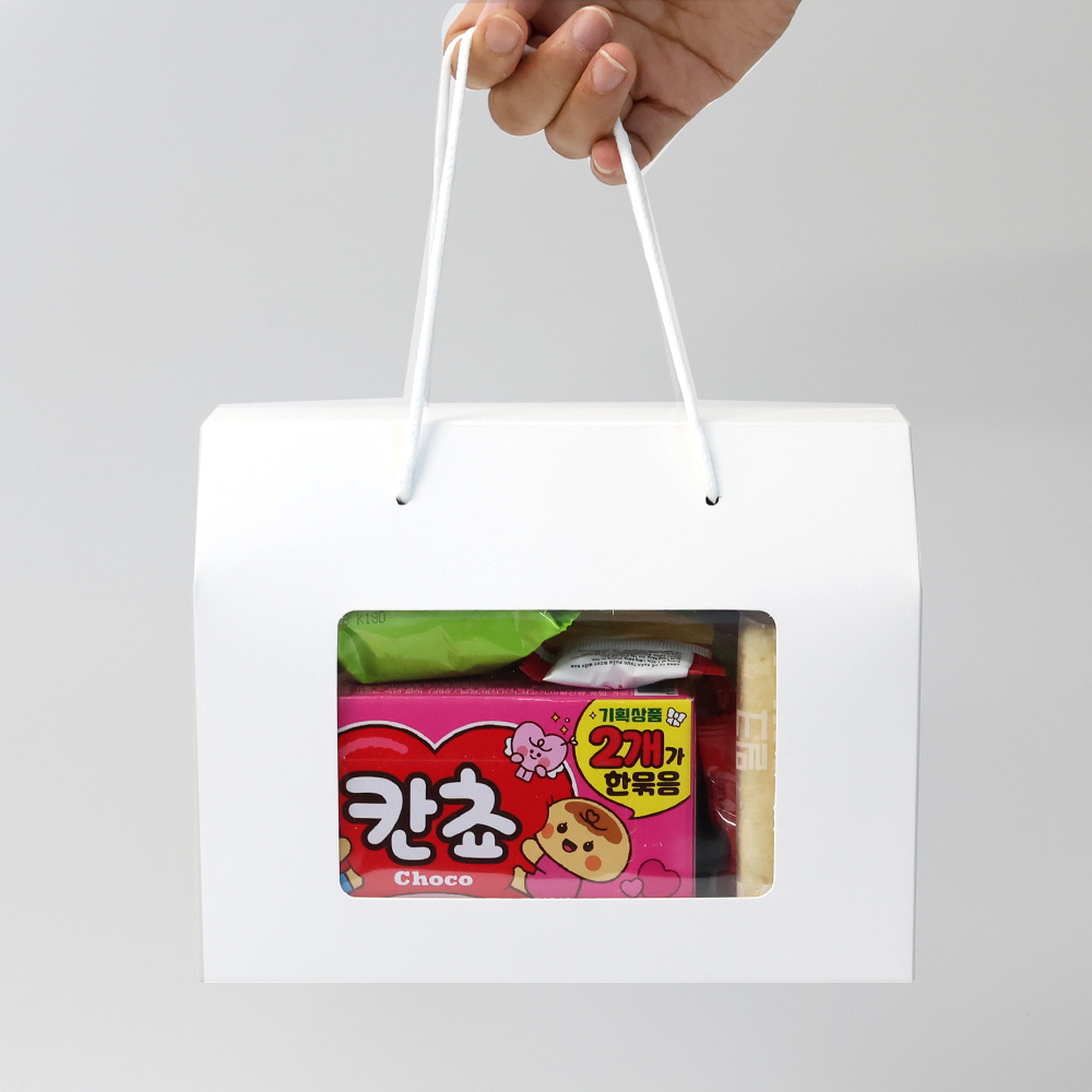 단체 행사 손잡이 간식 선물 박스 2호 BG02